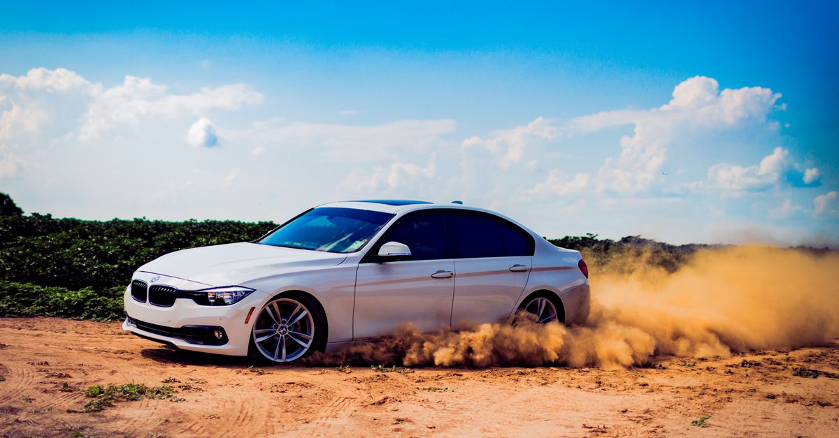 Luxury BMW car parked outdoors
