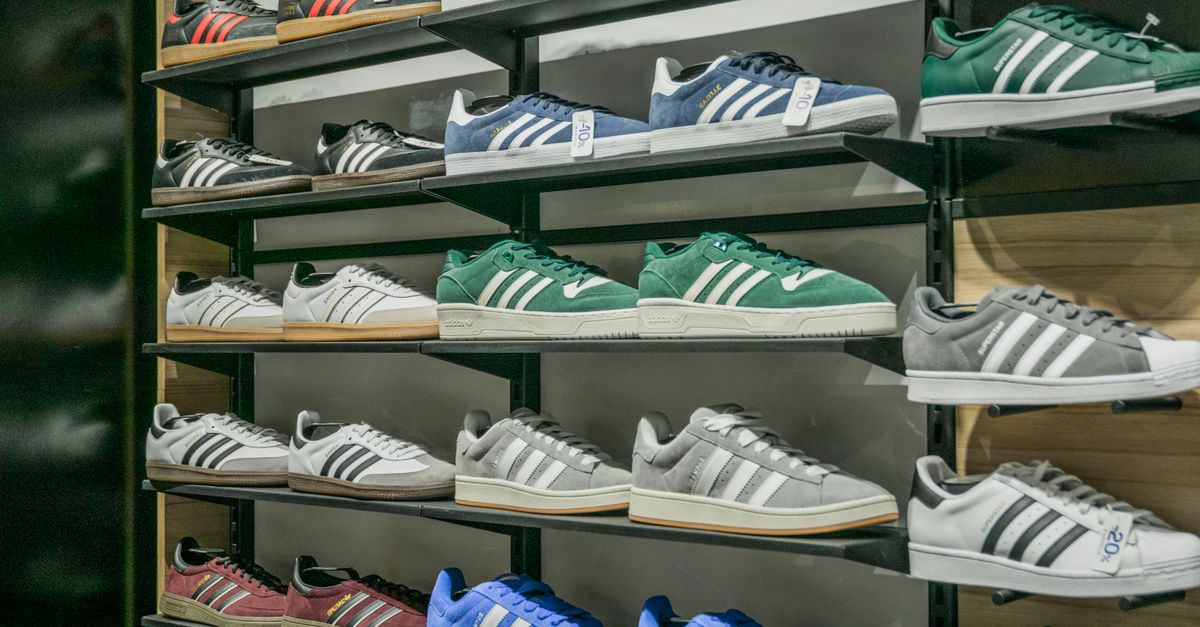 New Balance sneakers in neutral colorway on a clean background